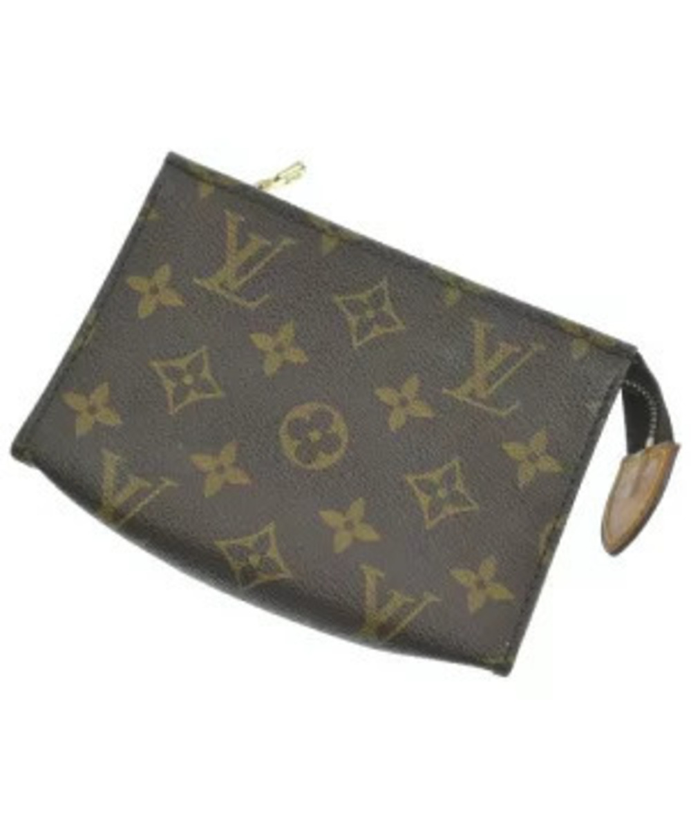 LOUIS VUITTON Pouch Clutch Brown